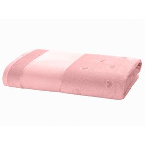 Toalha de Banho Döhler Verona para Bordar Rosa Claro