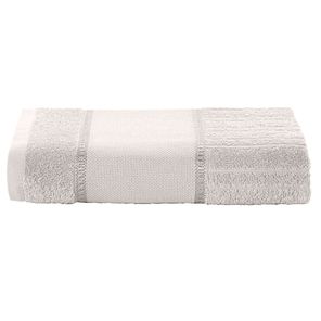Toalha de Rosto Döhler Firenze III para Bordar Cinza
