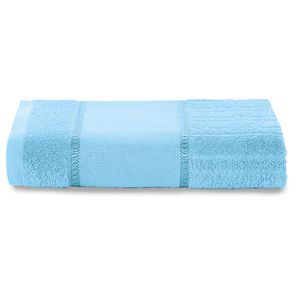 Toalha de Rosto Döhler Firenze III para Bordar Azul Piscina