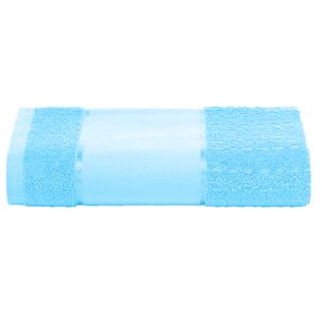 Toalha de Lavabo Döhler Multi Arte III para Pintar Azul Piscina