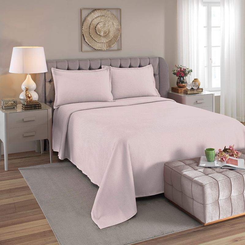Kit-Colcha-King-Dohler-Piquet-Rosa-Bebe-3-pecas