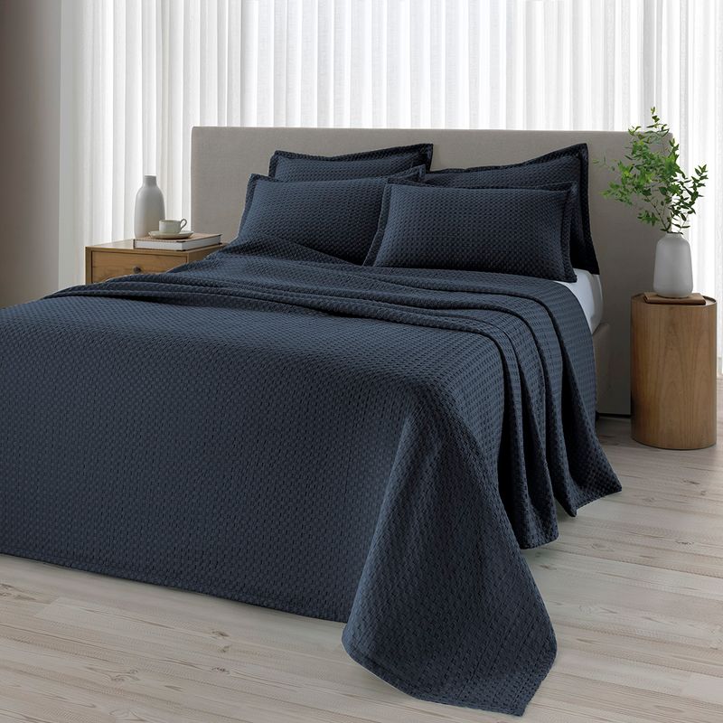 Kit-Colcha-Casal-Dohler-Provenca-Azul-Marinho-3-pecas