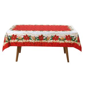 Toalha de Mesa Retangular Döhler Natal 111 8 Lugares