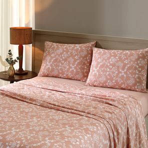 Jogo de Cama King Döhler Paola 130 fios 4 peças