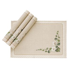 Jogo Americano Döhler Clean Botânica 45x31cm 4 peças
