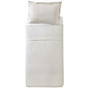 Jogo de Cama Solteiro Döhler Uni Natural 180 fios 3 peças