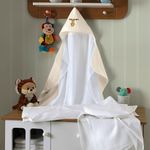 Toalha-de-Banho-com-Capuz-Dohler-Baby-Love-para-Bordar-Marfim