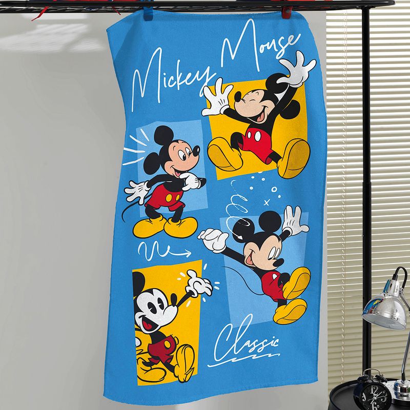 Toalha-de-Banho-Infantil-Dohler-Mickey-Azul