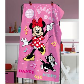 Toalha de Banho Infantil Döhler Minnie Rosa