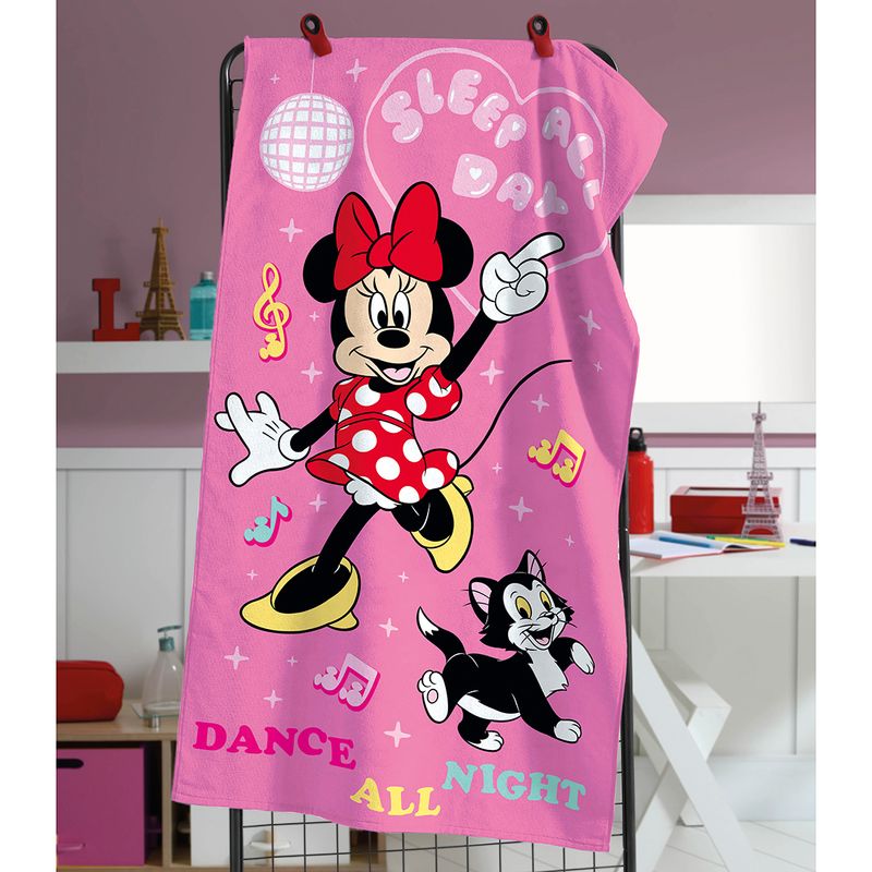 Toalha-de-Banho-Infantil-Dohler-Minnie-Rosa