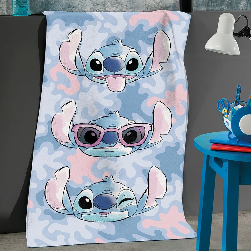 Toalha-de-Banho-Infantil-Dohler-Stitch-Azul