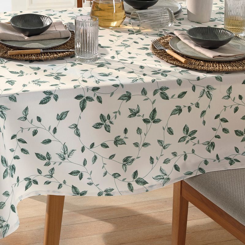 Toalha-de-Mesa-Quadrada-Dohler-Clean-Botanica-01-4-Lugares