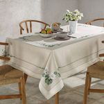 Toalha-de-Mesa-Quadrada-Dohler-Clean-Botanica-6-a-8-Lugares