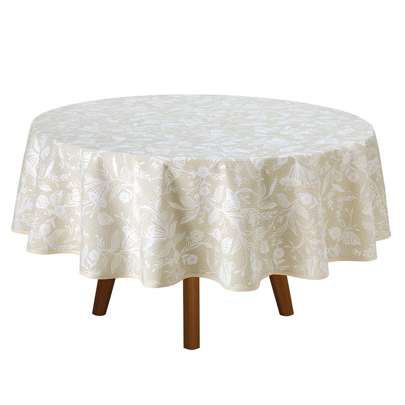 Toalha-de-Mesa-Redonda-Dohler-Clean-Edite-Bege-4-Lugares