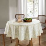 Toalha-de-Mesa-Redonda-Dohler-Clean-Edite-Bege-4-Lugares