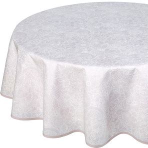 Toalha de Mesa Redonda Döhler Clean Menu 4 Lugares