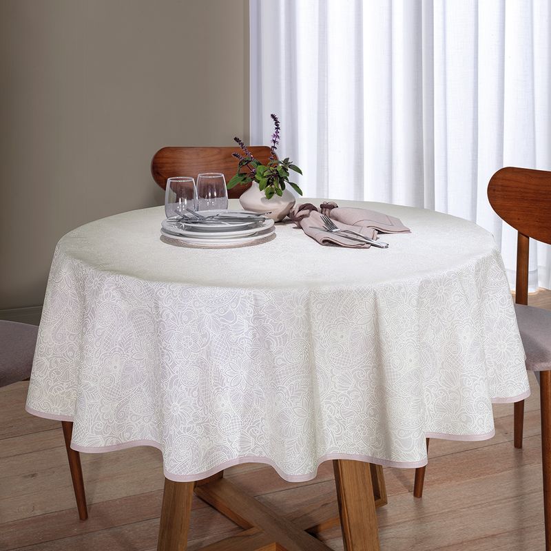 Toalha-de-Mesa-Redonda-Dohler-Clean-Menu-4-Lugares