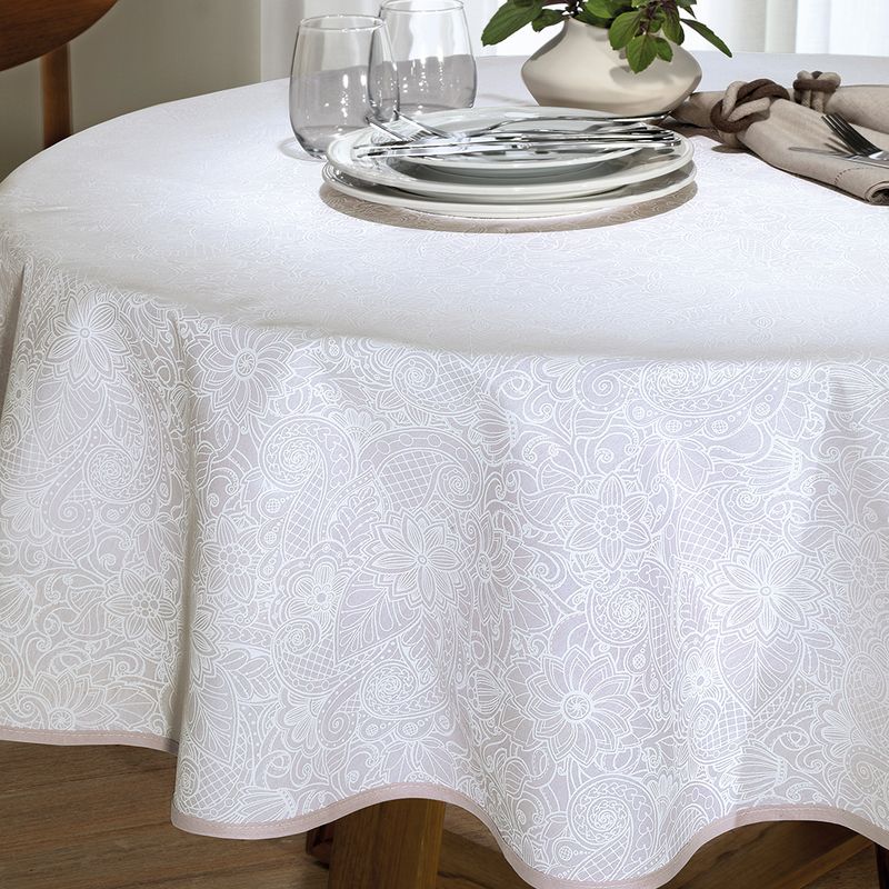 Toalha-de-Mesa-Redonda-Dohler-Clean-Menu-4-Lugares