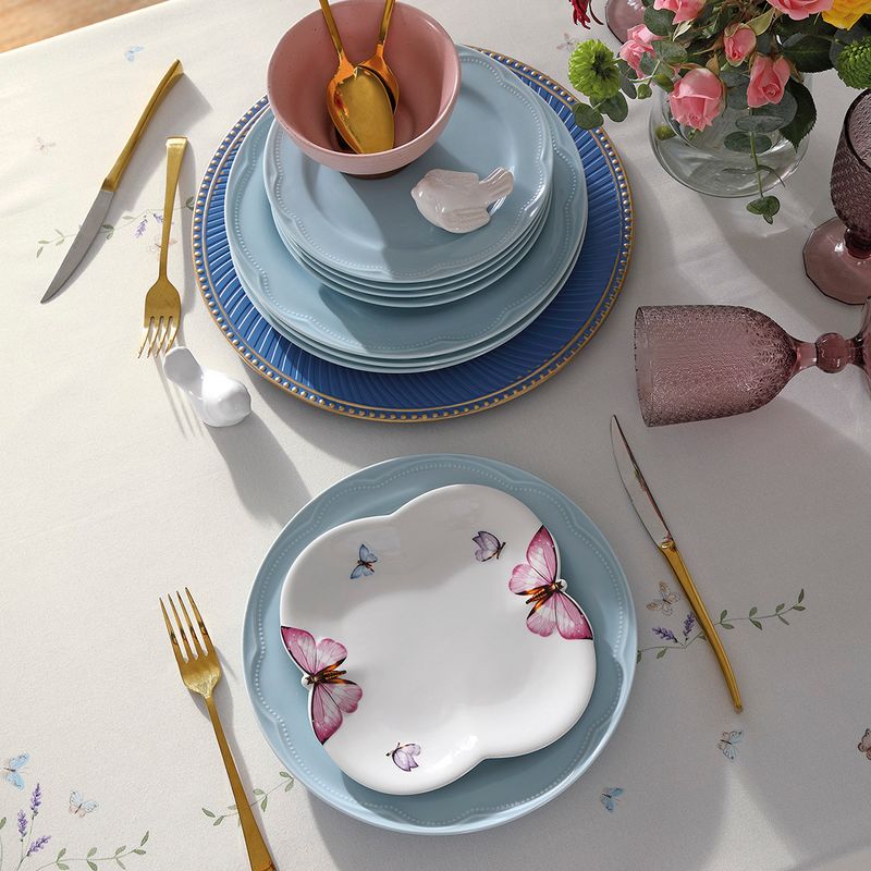 Toalha-de-Mesa-Retangular-Dohler-Clean-Jardim-6-Lugares
