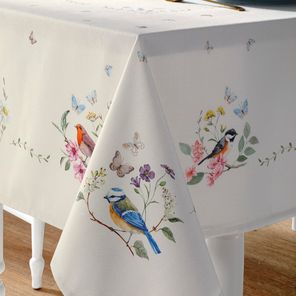 Toalha de Mesa Retangular Döhler Clean Jardim  140 x  210 cm