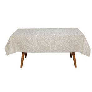 Toalha de Mesa Retangular Döhler Clean Linhares Pauline 8 Lugares