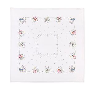 Toalha e Centro de Mesa Döhler Clean Jardim 78x78cm