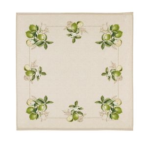Toalha e Centro de Mesa Döhler Clean Limone 78x78cm
