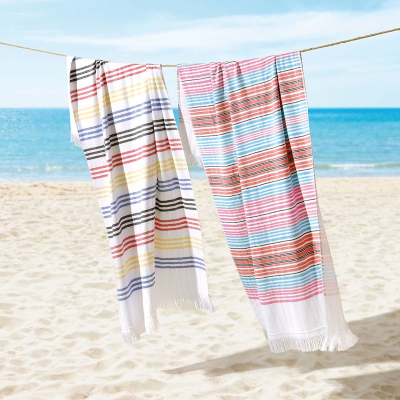 Toalha-de-Praia-Dohler-Solaris-com-Franjas-90x180cm
