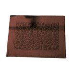 5195101-Toalha de Piso Dohler Confort FJ-6419 Marrom 70x50cm-1