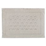 5401429-Toalha de Piso Dohler Confort FJ-7157 Cinza 70x50cm-1