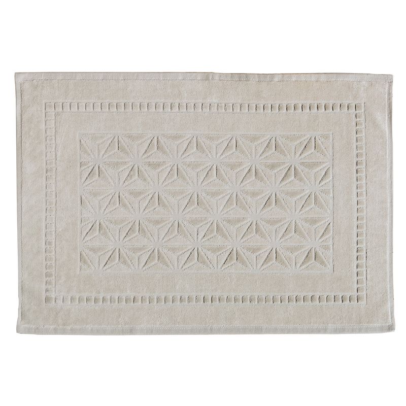 5401429-Toalha de Piso Dohler Confort FJ-7157 Cinza 70x50cm-1