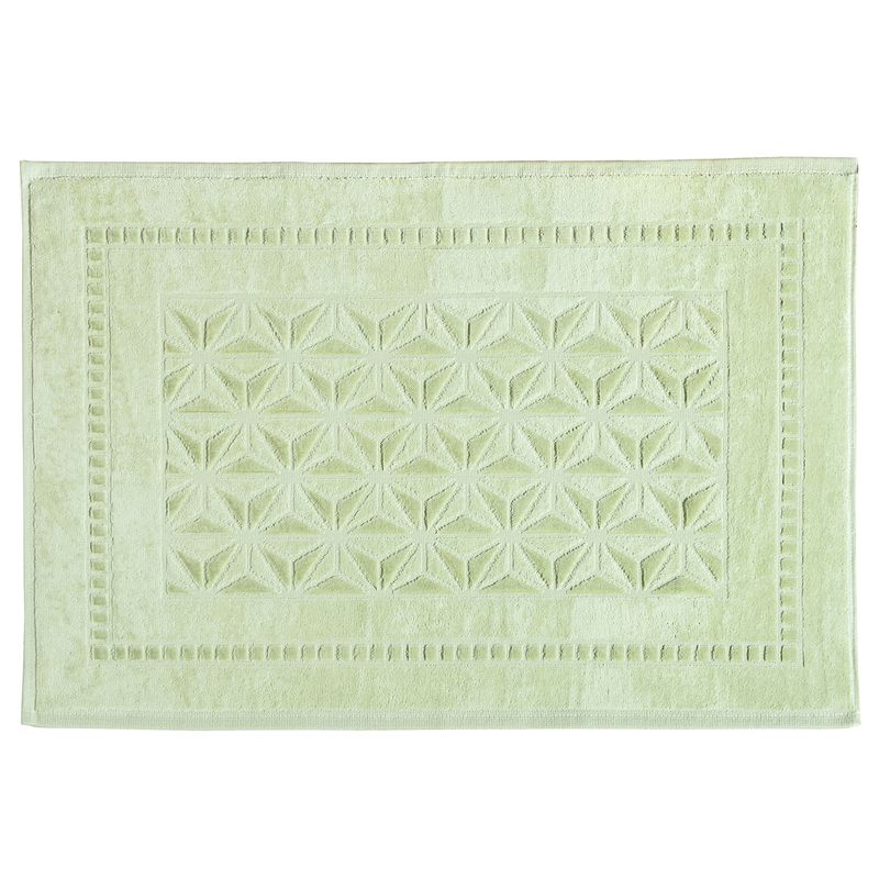 5401437-Toalha de Piso Dohler Confort FJ-7157 Verde 70x50cm-1