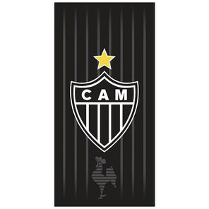 Toalha de Banho e Praia Döhler Atlético Mineiro Preto