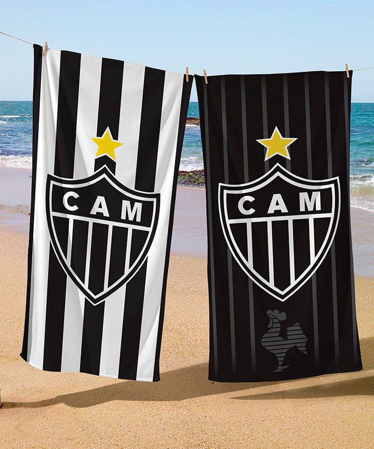 30018066-Toalha de Banho Praia Atletico Mineiro P-B-2
