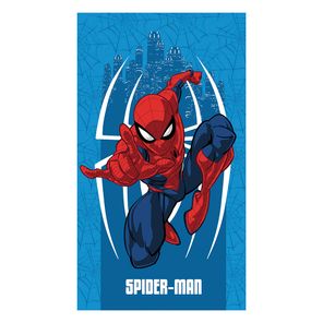 Toalha de Banho Infantil Döhler Spiderman Azul