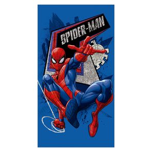 Toalha de Banho Aveludada Döhler Spiderman Azul 01