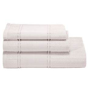 Kit Toalhas Banho Rosto Lavabo Döhler Artesanalle 3 Peças