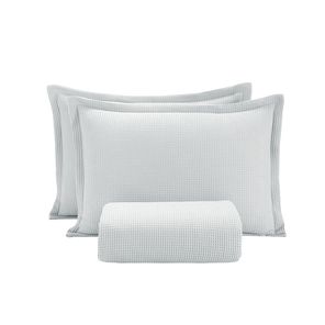 Kit Colcha Casal Döhler Piquet Algodão 3 Peças