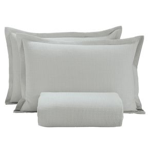 Kit Colcha Queen Döhler Piquet Algodão 3 Peças