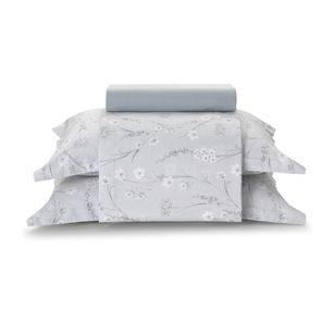 Jogo de Cama Casal Döhler Uni 100% Algodão 180 Fios 4 Peças