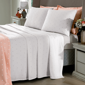 Jogo de Cama Casal Döhler Bea 180 Fios 4 Peças