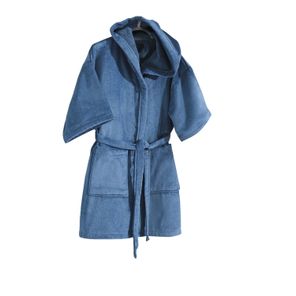 Roupão Infantil Döhler Velour Azul