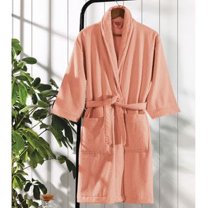 Roupão Adulto Döhler Pérola Salmão