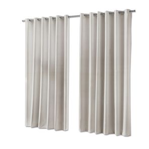 Cortina Blackout Döhler Alice com Ilhós Cromado Bege 6,00x2,60m