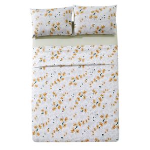 Jogo de Cama Casal Döhler Jasmine  110 Fios 4 Peças