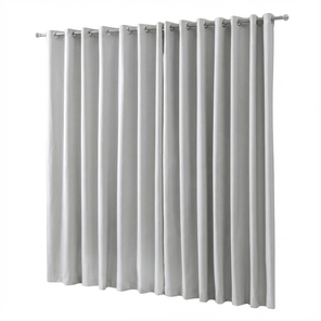 Cortina Blackout Döhler Alice com Ilhós Cromado Bege 6,00x2,60m