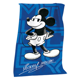 Toalha de Praia Döhler Mickey Azul 76x152cm