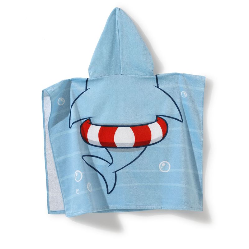 Poncho Infantil com Capuz-1768250241603