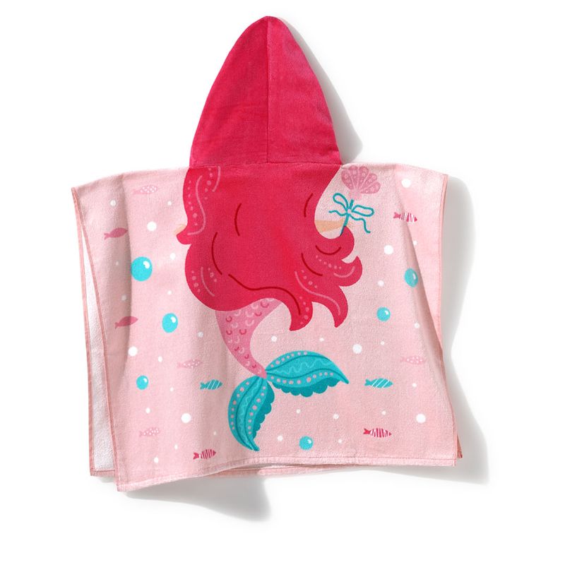 Poncho Infantil com Capuz-1768250177986