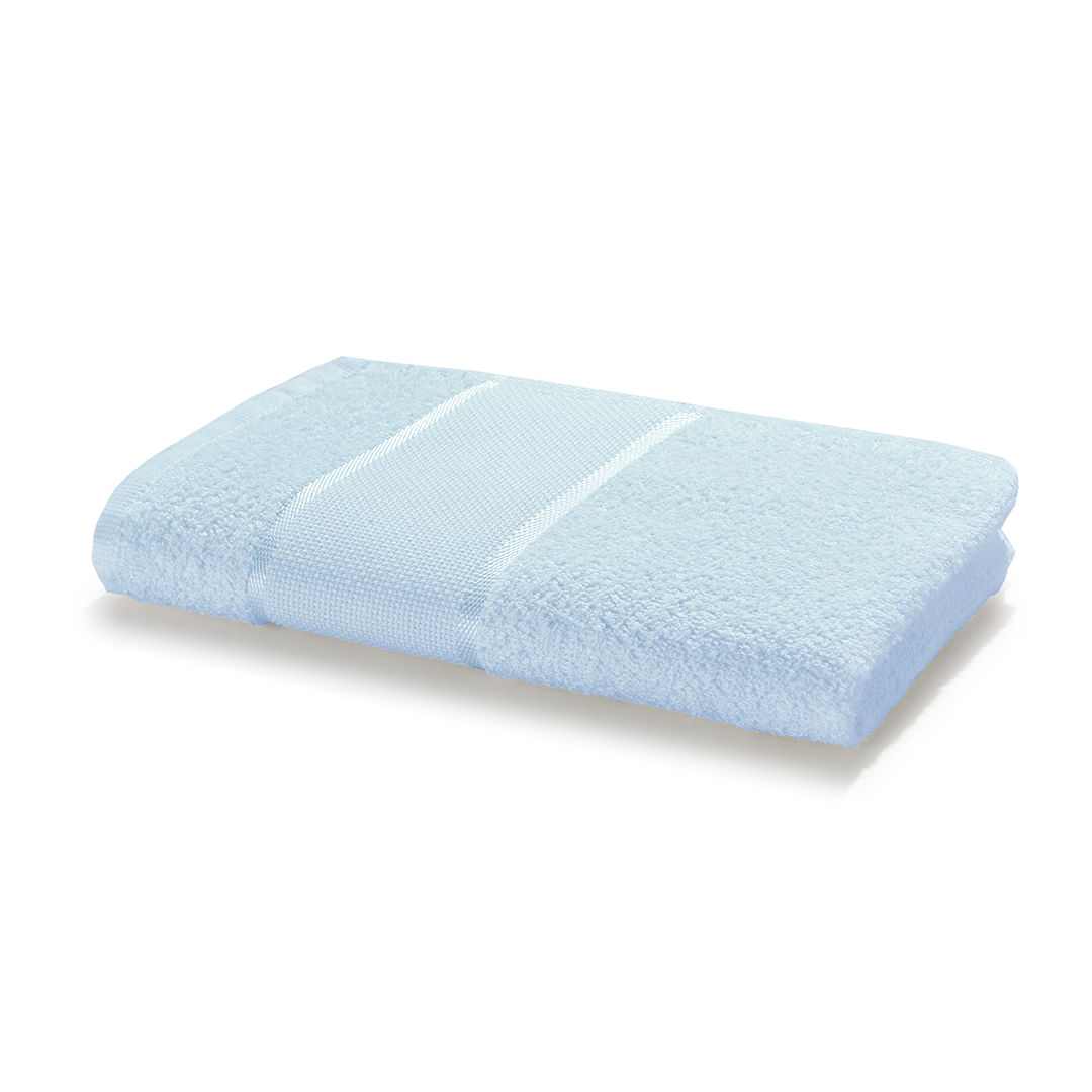Toalha de Lavabo Döhler Torino Felpuda Azul Para Bordar